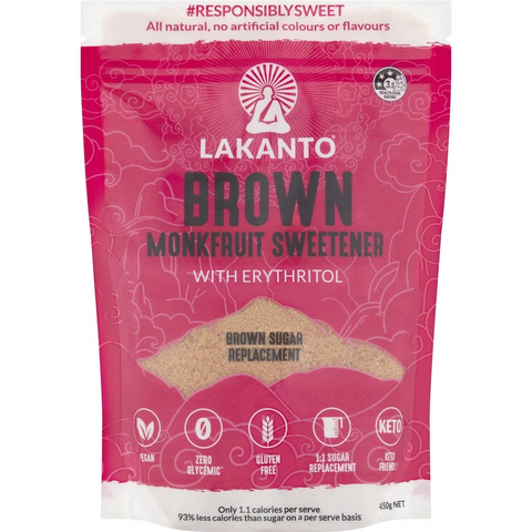 Lakanto Monkfruit Sweetener Brown 450g