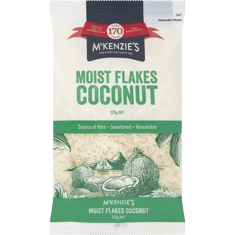 Mckenzie's Coconut Moist Flakes 225g