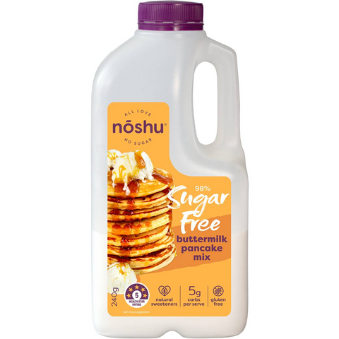 Noshu 98% Sugar Free Buttermilk Pancake Mix 240g