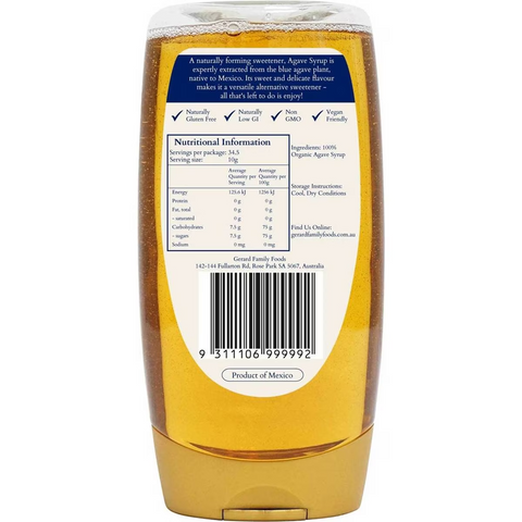 Gerard Family Foods Agave Syrup 345g