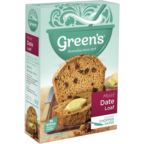 Green's Cake Mix Traditional Date Loaf 415g