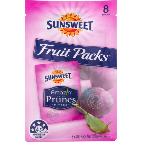 Sunsweet Prunes Prunes Snackpack 8 Pack