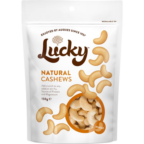 Lucky Natural Cashews 150g