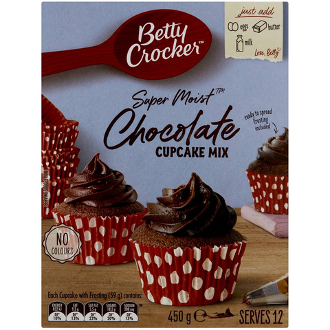 Betty Crocker Chocolate Cupcake Mix Cupcake Mix 450g