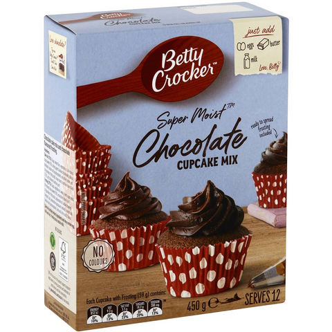 Betty Crocker Chocolate Cupcake Mix Cupcake Mix 450g