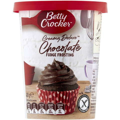 Betty Crocker Chocolate Fudge Gluten Free Frosting 400g