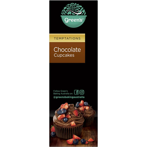 Green's Temptations Chocolate Cupcake Mix 450g