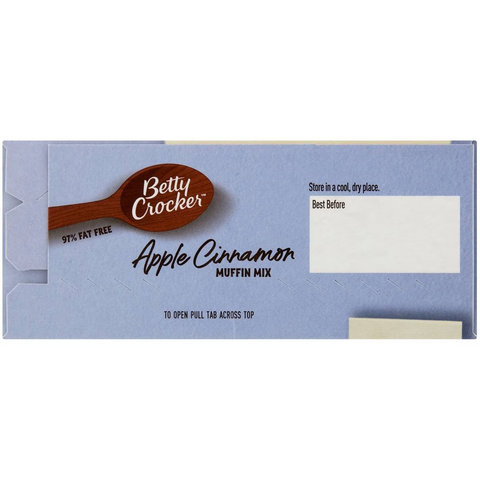 Betty Crocker Apple & Cinnamon Low Fat Muffin Mix 500g