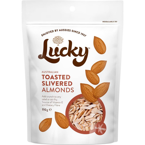 Lucky Toasted Slivered Almonds 110g