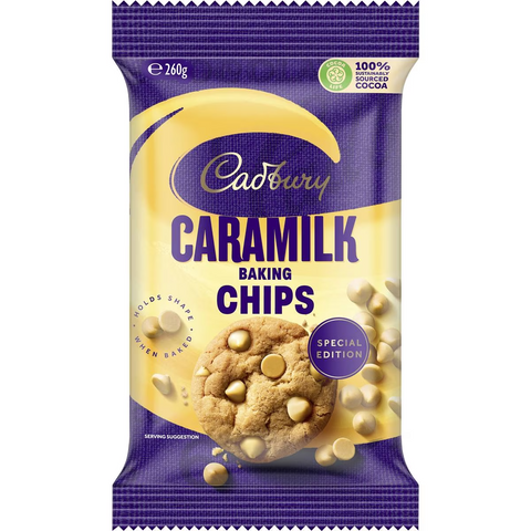 Cadbury Caramilk Baking Chips 260g