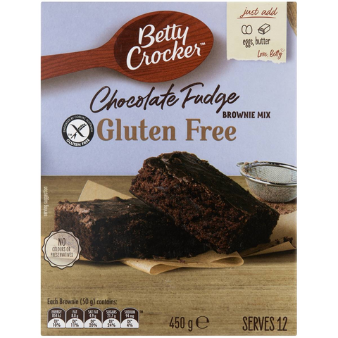 Betty Crocker Chocolate Fudge Gluten Free Brownie Mix 450g