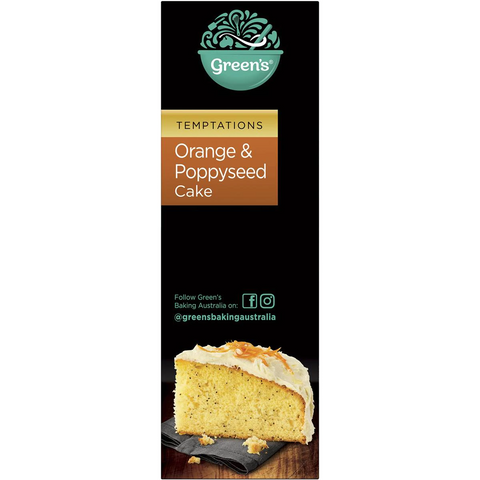 Green's Orange Poppyseed Cake Mix 580g