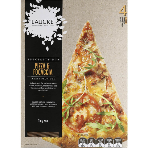 Laucke Pizza & Focaccia Dough Mix 1kg