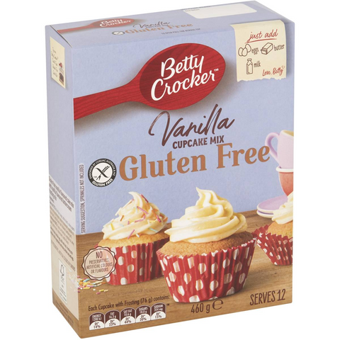 Betty Crocker Vanilla Gluten Free Cupcake Mix 460g