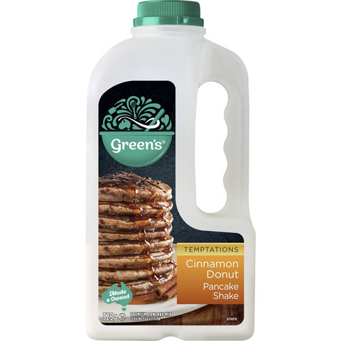 Green's Temptations Cinnamon Donut Pancake Shake 325g