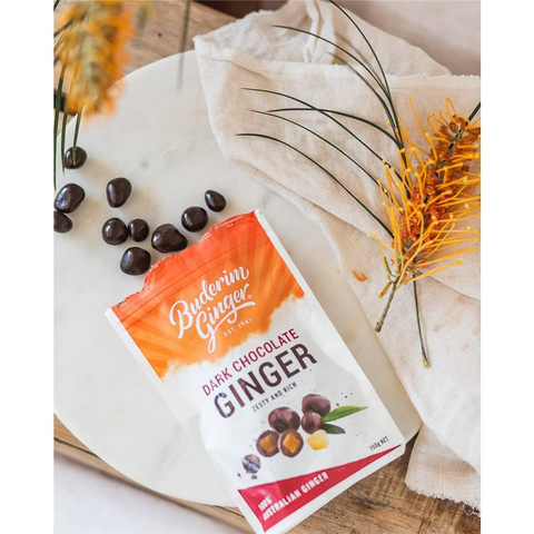 Buderim Dark Chocolate Coated Ginger 150g