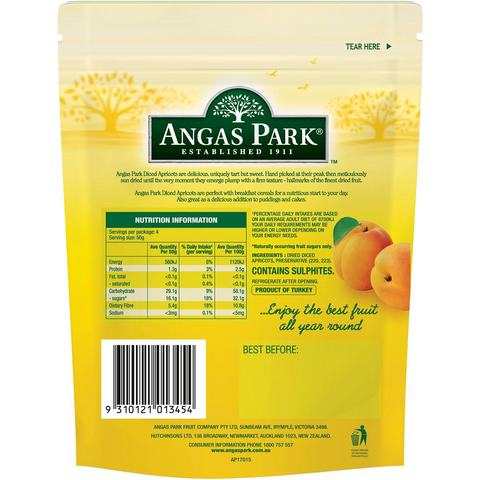 Angas Park Apricot Diced 200g