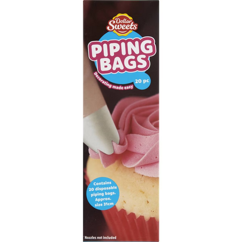 Dollar Sweets Piping Bags Refill 20 Pack