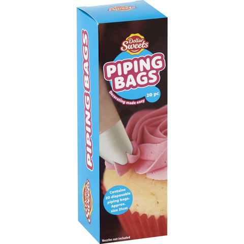 Dollar Sweets Piping Bags Refill 20 Pack