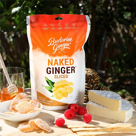 Buderim Ginger Sliced Naked Ginger 350g