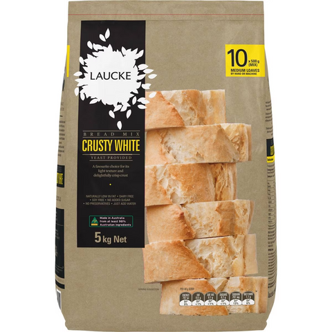 Laucke Crusty White Bread Mix 5kg