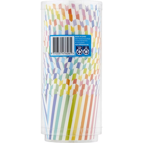 Dollar Sweets Striped Party Cups 18 Pack