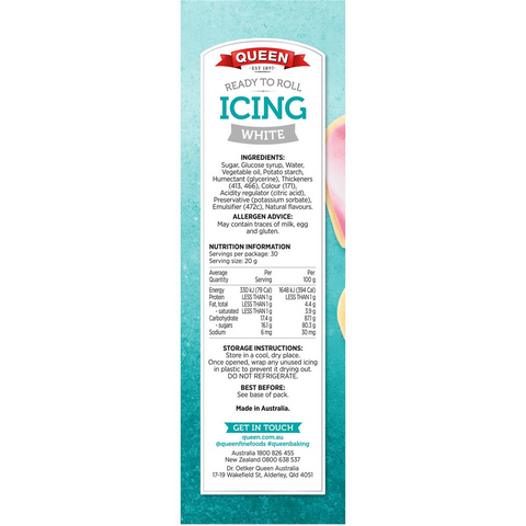 Dr. Oetker Ready To Roll Icing White 600g