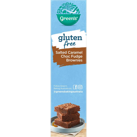 Green's Gluten Free Salted Caramel Choc Fudge Brownie Mix 400g