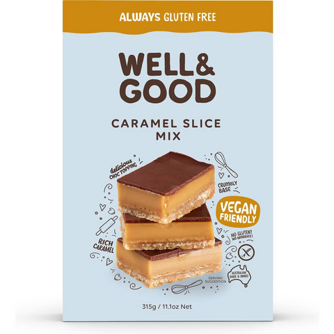 Well & Good Caramel Slice 315g