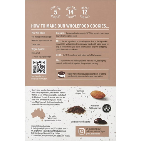 Mt Elephant Chocolate Chip Cookie Mix 375g