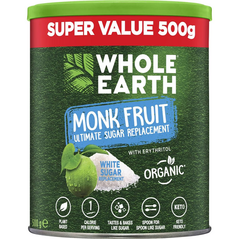 Whole Earth Monk Fruit Ultimate Sugar Replacement 500g