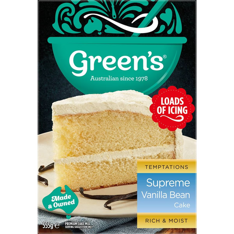 Green's Vanilla Bean Cake Mix 555g