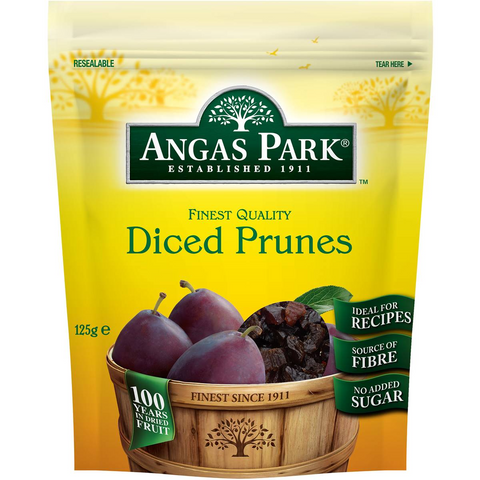 Angas Park Diced Prunes 125g