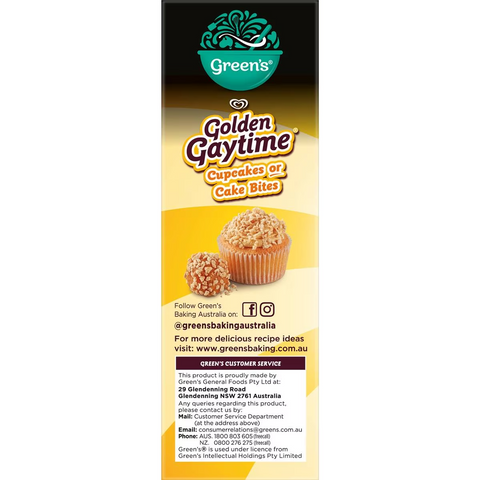 Green's Golden Gaytime Cupcakes Or Cakebites 480g