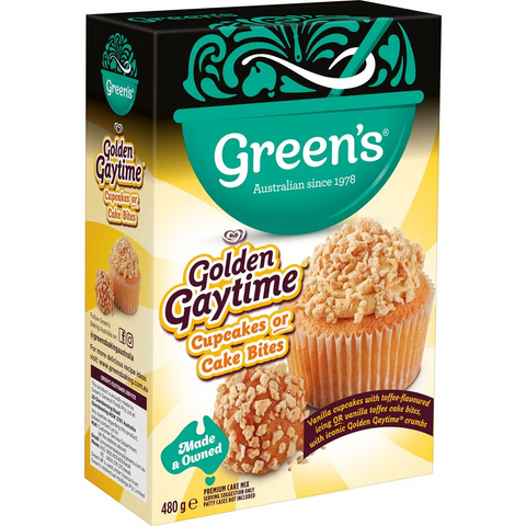 Green's Golden Gaytime Cupcakes Or Cakebites 480g