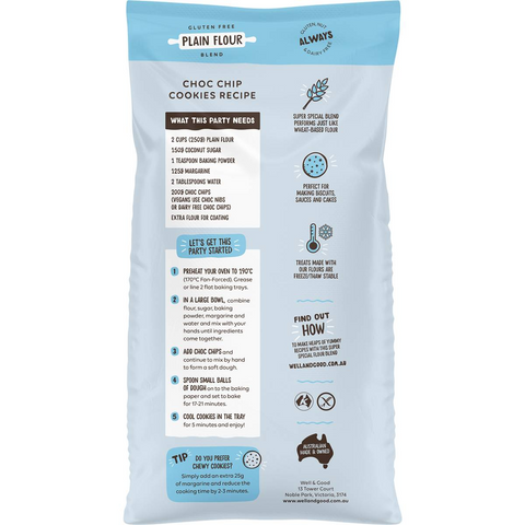 Well & Good Gluten Free Plain Flour 1kg