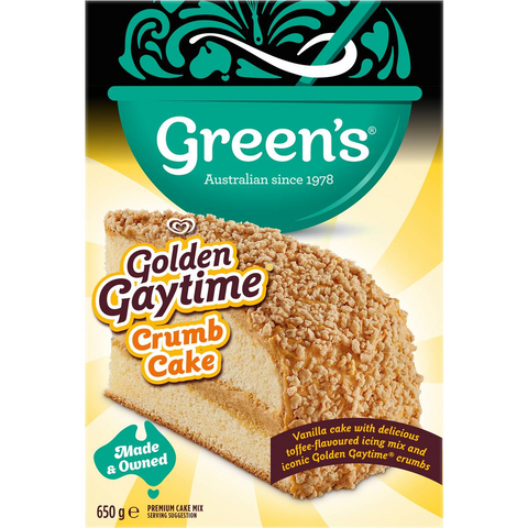 Green's Golden Gaytime Crumb Cake Mix 650g