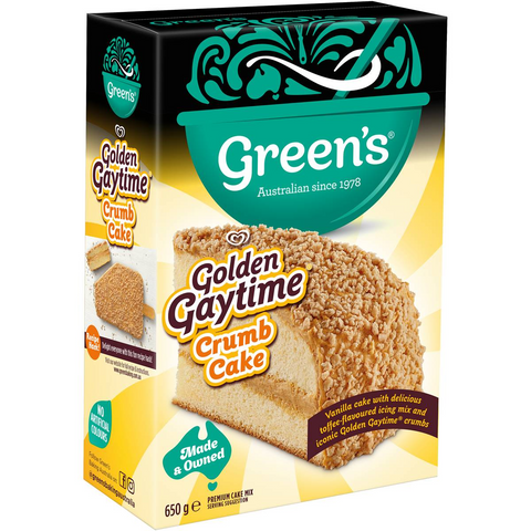 Green's Golden Gaytime Crumb Cake Mix 650g