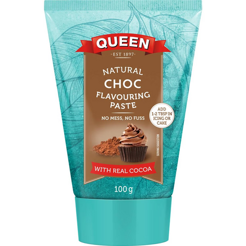 Queens Natural Choc Flavouring Paste 100g