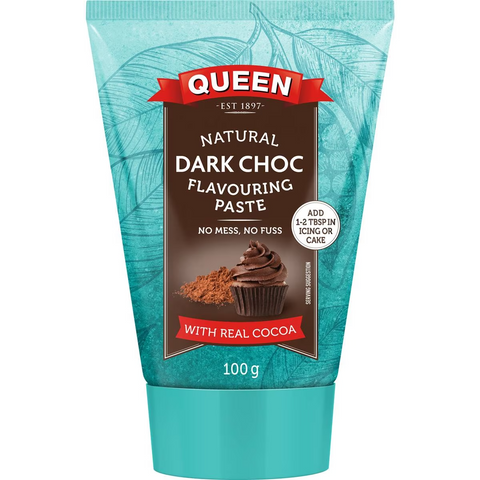 Queen Natural Dark Choc Flavouring Paste 100g