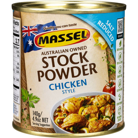 Massel Reduced Salt Chicken Stock Powder 140g