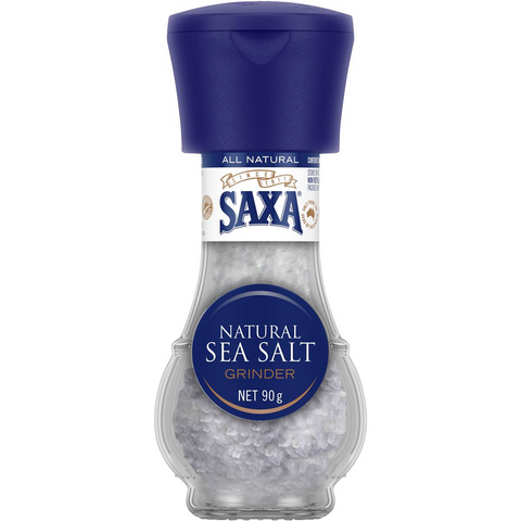 Saxa Natural Sea Salt Grinder 90g