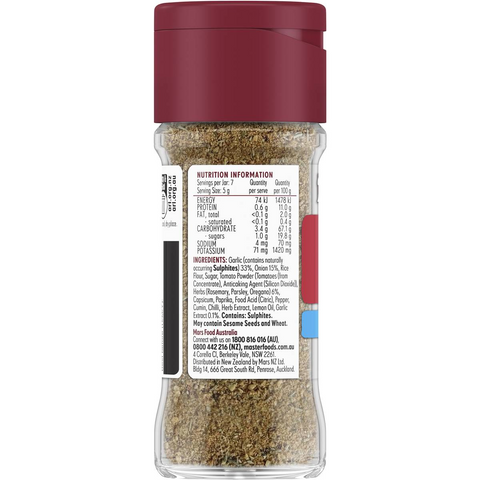 Masterfoods Garlic Herb Seasoning 37g