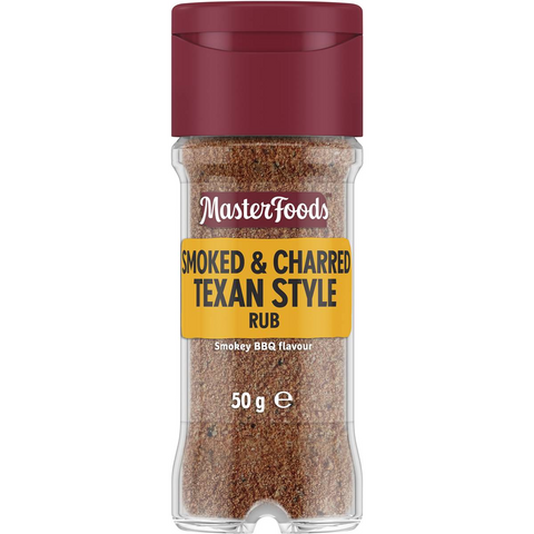 Masterfoods Smoked & Charred Texan Style Rub 50g