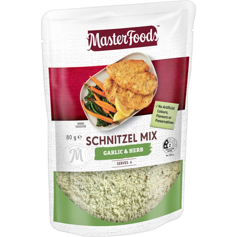 Masterfoods Schnitzel Mix Garlic & Herb 80g