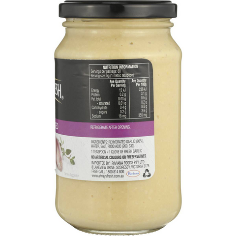 Always Fresh Garlic Minced Jar 400g