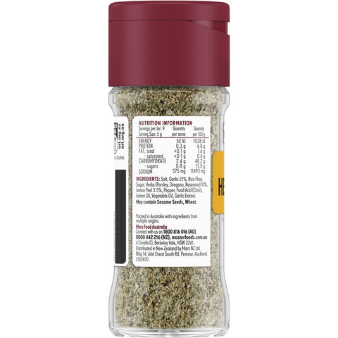 Masterfoods Lemon Herb & Garlic Seasoning 46g