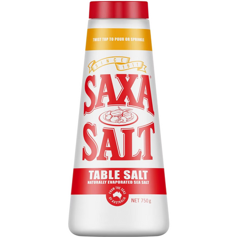 Saxa Table Salt Drum 750g