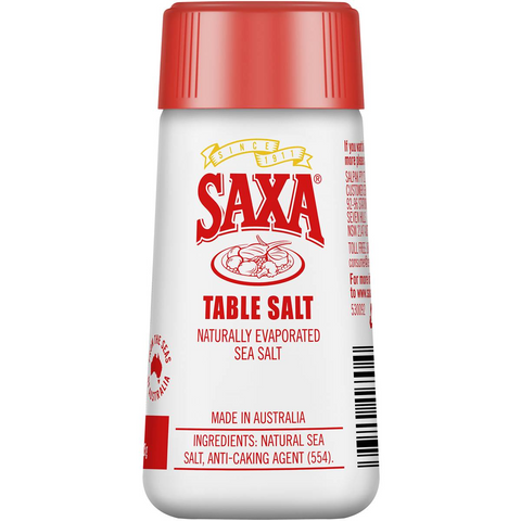 Saxa Table Salt Picnic Pack 125g