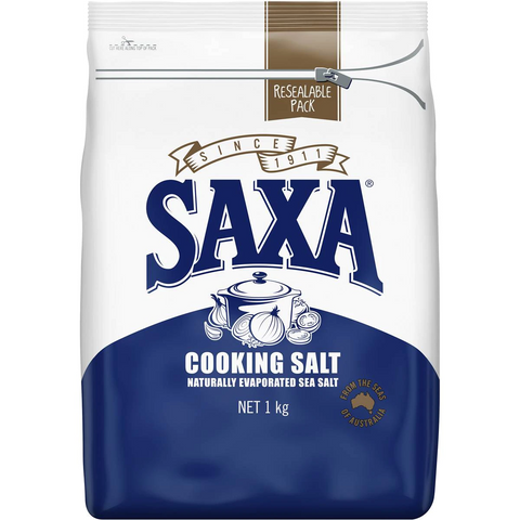 Saxa Natural Australian Salt Traditional Cooking Seasoning 1kg